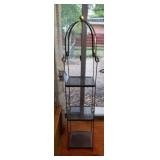 Decorative stand metal 12x 62 in
