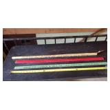 Advertising yard sticks
