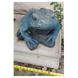 Concrete Frog 10 inches tall