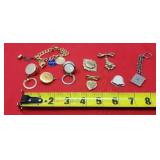 Pendants & Charm Bracelet With Sterling Scissors