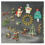Christmas Brooches & Earrings