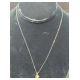 18in. 14k gold Necklace 1.47 grams