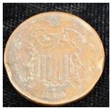 1864 Two Cent Piece