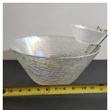 Vintage Anchor Hocking Soreno Aurora Chip and Dip
