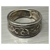Sz.6.5 unmarked Spoon Ring 8.30 grams