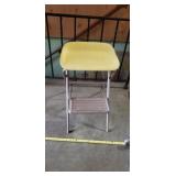 Vintage Samsonite Chair Folding Step Stool Metal