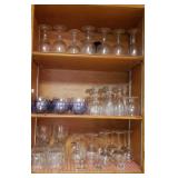 Barware , shot glasses, Iridescent glasses,