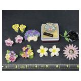 England Brooches, England Screw Back Earrings