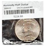 2004-D Kennedy half dollar uncirculated-60