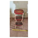 Vintage cosco kitchen step stool chair