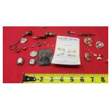 Tin Type, 40 Words pin, Antique Brooch & More