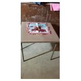Card table w deer pillow case cover