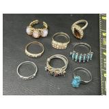 Rings- one Sterling missing stones 1.27 grams