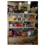 Cabinet w seasonal decor