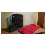 Luggage , black American Tourist,  pink royal