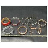 Bracelets, western Germany Cat & Dog Copper Pins