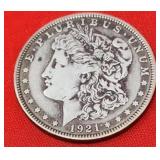 1921 Morgan Silver Dollar