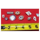Red Cross & Nursing Pins including 24kgp