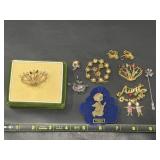 Rhinestone Brooches