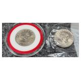 1979-S & 1999 Susan B Anthony Coins Unc.