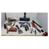 Paint supplies scrappers wire brushes,  and more,