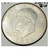 1972-S Eisenhower 40% Silver Dollar Unc.