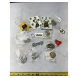 John Deere and other brand key chains