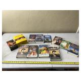 Basket full of vhs tapes