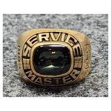 John Deere Service Master 10k Yellow Gold Emerald