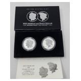 2023-S Morgan & Peace Silver Reverse Proof 2-Coin