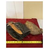 Rawlings glove with older glove