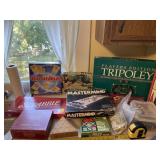 Scrabble, mastermind and other games