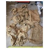 25 Empty gunny sacks