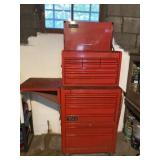 Snap-on toolbox on castors , bottom 26 w x 33 t