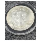 1987 American Eagle 1oz. Fine Silver Dollar