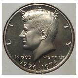 1776-1976-S Unc. 40% Silver Kennedy Half Dollar