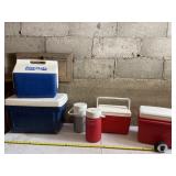 Coolers and water jugs