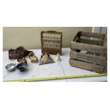 Newman Orchards wooden crate, spice rack, Turkey