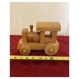 Wooden train toy