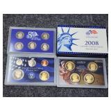 2008 USMint Presidential Dollar Coin Proof Set
