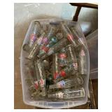 Tote with lid of older Coca-Cola and Pepsi