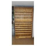 4x7x1 ft storage shelf pine plywood back