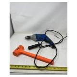 Galaxia electric drill and Neiko rubber mallet