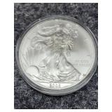 2008 American Eagle 1oz. Fine Silver Dollar