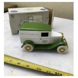 Limited Edition Model A delivery van coin bank