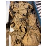 15 Empty gunny sacks
