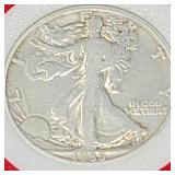 1935 Walking Liberty Silver Half Dollar