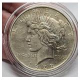 1922 Peace Silver Dollar