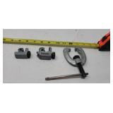 Flaring press, pipe cutters