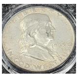 1963 Franklin Silver Half Dollar